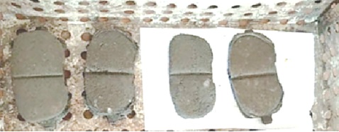  Produced brake pads