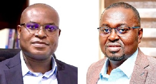 Richard Ahiagbah, National Communications Director,  New Patriotic Party, Nana Yaw Sarpong, Personal Assistant to Alan Kyerematen  and Senior Communicator,  Movement for Change