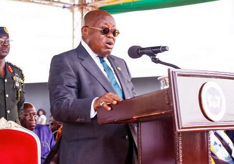  President Nana Addo Dankwa Akufo-Addo (left) addressing the congregation