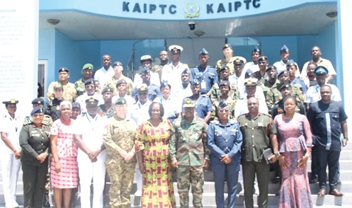 Some officials and participants in the training workshop in Accra Some officials and participants in the training workshop in Accra