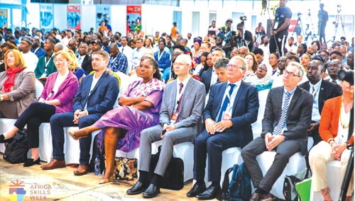 Guests at the Africa Skills Week Guests at the Africa Skills Week