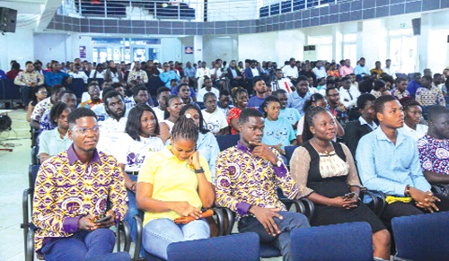 The audience at the Tertiary Business Sense Challenge grand finale. Picture: CALEB VANDERPUYE