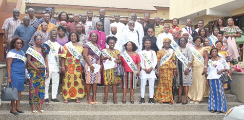Some of the award winners with other Anglican bishops and participants. Picture: ERNEST KODZI Some of the award winners with other Anglican bishops and participants. Picture: ERNEST KODZI