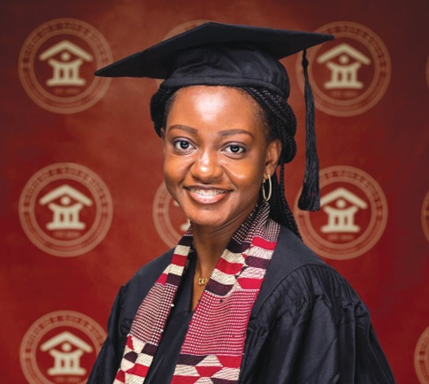 Leanne Annor-Adjaye — Valedictorian of the 2024 Ashesi University graduation Leanne Annor-Adjaye — Valedictorian of the 2024 Ashesi University graduation