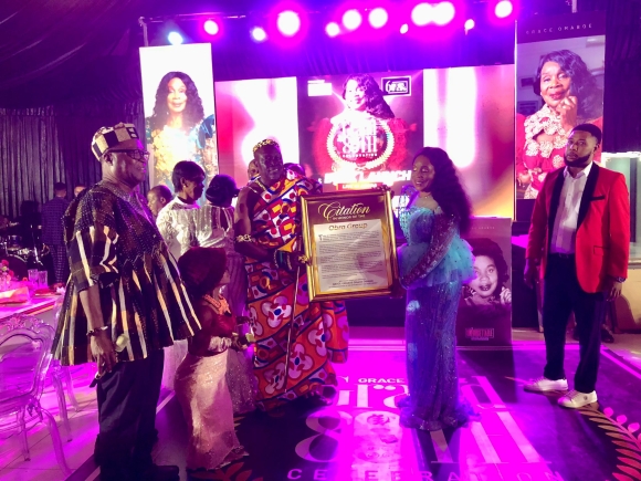 How ‘Maame Dokono’ celebrated her 80th birthday and 60 years in acting