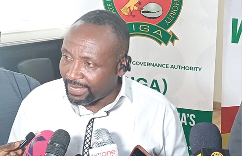 John Boadu, Director-General of the State Interest and Governance Authority, speaking at the forum John Boadu, Director-General of the State Interest and Governance Authority, speaking at the forum