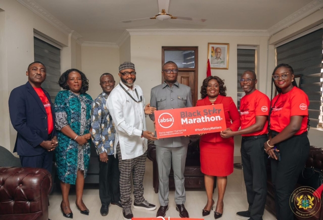 Absa Black Star Marathon team calls on Sports Minister ahead of July 26 event Absa Black Star Marathon team calls on Sports Minister ahead of July 26 event