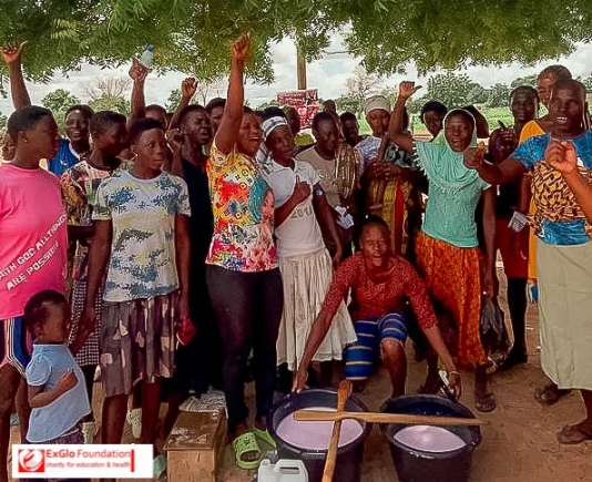 Some beneficiaries of the soapmaking training ExGlo Foundation brings skills training, support to Upper East Region communities