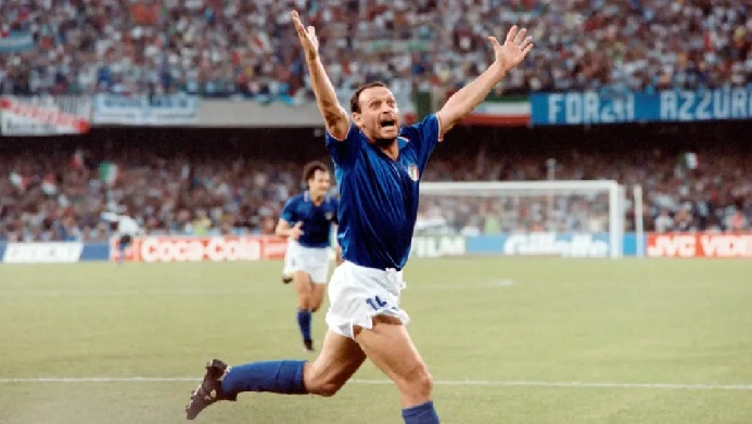 Salvatore Schillaci scored six goals in seven appearances at the 1990 World Cup Salvatore Schillaci scored six goals in seven appearances at the 1990 World Cup