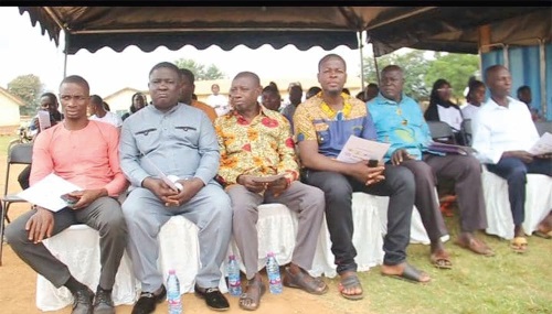 Some of the guests at the launch of the Indoor Residual Spraying programme