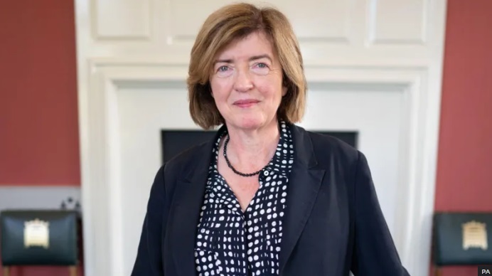 This is Sue Gray, UK Prime Minister's Chief of Staff who receives more salary than her boss