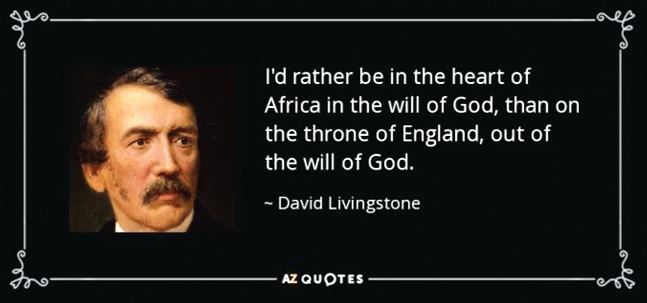 Weekend Talk: Meet David Livingstone