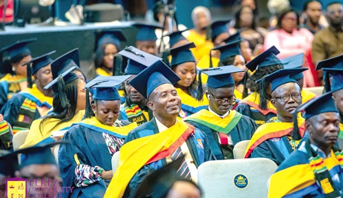 The graduating students