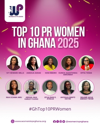 WiPR unveils Ghana’s Top 10 female PR Powerhouses for 2025