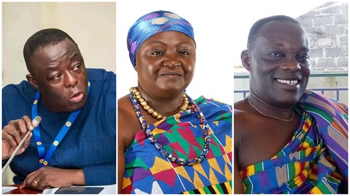 Lawrence Agyinsam, Nana Saraa III — Queen Mother of Denkyira and Oscar Kessie Lawrence Agyinsam, Nana Saraa III — Queen Mother of Denkyira and Oscar Kessie