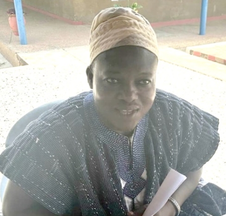 Abdul-Rahman Jimba, Chief of Smock designers and Weavers in the Upper West Region Abdul-Rahman Jimba, Chief of Smock designers and Weavers in the Upper West Region