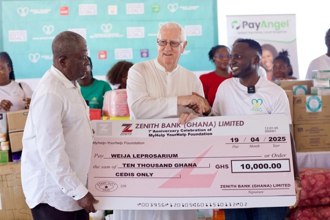 Weija Leprosarium receives GH₵60,000 donation during Easter outreach