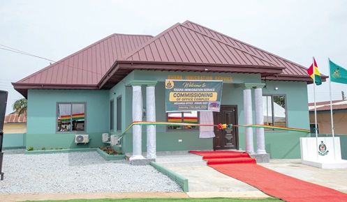  The new Immigration office.  Pictures: DOUGLAS ANANE-FRIMPONG