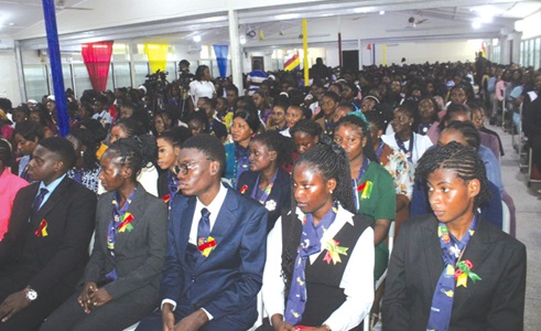 The matriculants at the matriculation ceremony held at the GAFCONM The matriculants at the matriculation ceremony held at the GAFCONM