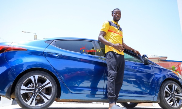 Black Stars goalkeeper Benjamin Asare gifted car by business after viral trotro video Black Stars goalkeeper Benjamin Asare gifted car by business after viral trotro video