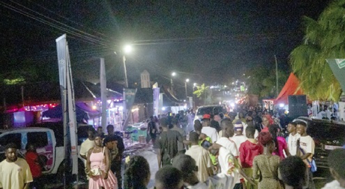 Although the streets were deserted during the day, at night they were a beehive of activities