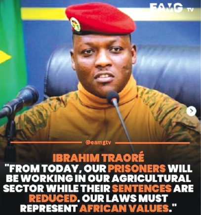 From cells to cultivation: Adopting Traoré Prison-Labour model to revitalise economy