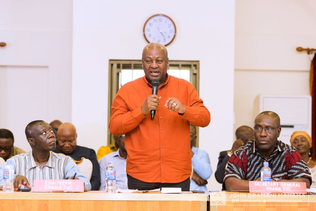 President Mahama pledges job creation and economic stability in May Day address