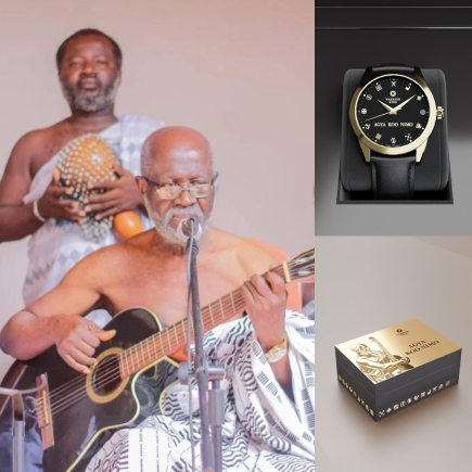 Warrior King Watches honours Agya Koo Nimo with custom timepiece at 95