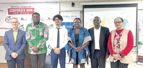 Key stakeholders at the launch of the 2025 Corporate Run and Walk, promoting workplace wellness and fitness Key stakeholders at the launch of the 2025 Corporate Run and Walk, promoting workplace wellness and fitness