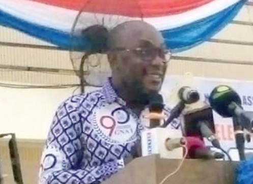 Dr Kingsley Agyeman — Member of Parliament for Abuakwa South, addressing the delegates Dr Kingsley Agyeman — Member of Parliament for Abuakwa South, addressing the delegates