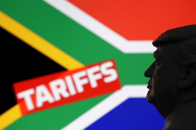 A 3D-printed miniature model of U.S. President Donald Trump, the South Africa flag and the word "Tariffs" are seen in this illustration taken July 23, 2025. REUTERS/Dado Ruvic/Illustration/ File Photo A 3D-printed miniature model of U.S. President Donald Trump, the South Africa flag and the word "Tariffs" are seen in this illustration taken July 23, 2025. REUTERS/Dado Ruvic/Illustration/ File Photo