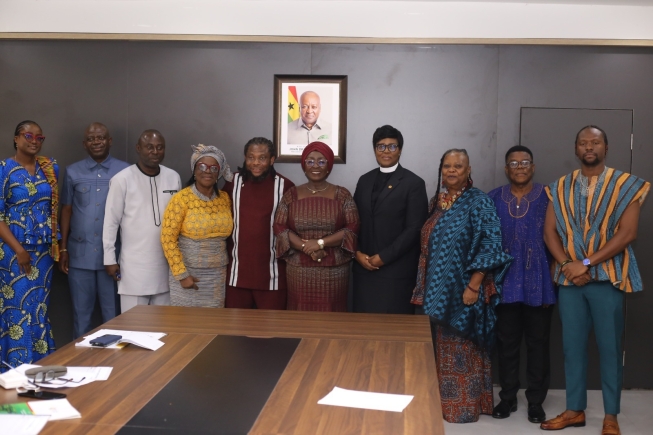Dzifa Gomashie: Tourism Minister inaugurates National Theatre Board Dzifa Gomashie: Tourism Minister inaugurates National Theatre Board