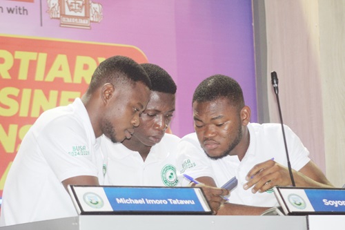 Contestants from the SD Dombo University of Business and Integrated Development Studies have made it to the semi-finals. Picture: ESTHER ADJORKOR ADJEI