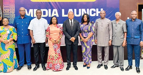 Samuel Okudzeto Ablakwa (middle), Minister of Foreign Affairs, with senior staff of the ministry during the launch of the 4th Made-in-Ghana Bazaar Samuel Okudzeto Ablakwa (middle), Minister of Foreign Affairs, with senior staff of the ministry during the launch of the 4th Made-in-Ghana Bazaar