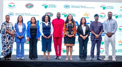 Kofi Okyere Darko (2nd from right), Director of the Diaspora Affairs Office at the Office of the President, with organisers and some stakeholders of the summit after the event Kofi Okyere Darko (2nd from right), Director of the Diaspora Affairs Office at the Office of the President, with organisers and some stakeholders of the summit after the event