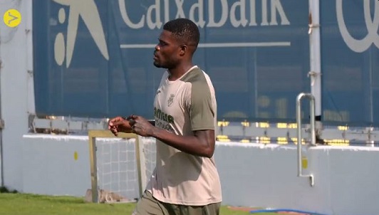 Thomas Partey completes first training session with new club Villarreal Thomas Partey completes first training session with new club Villarreal