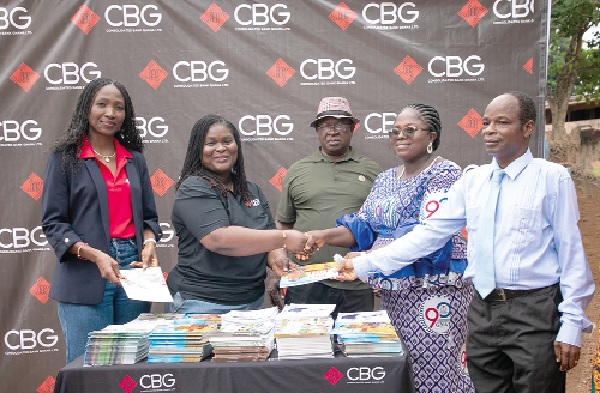 Consolidated Bank Ghana Ltd donates to Gbi-Kpeme Basic School 