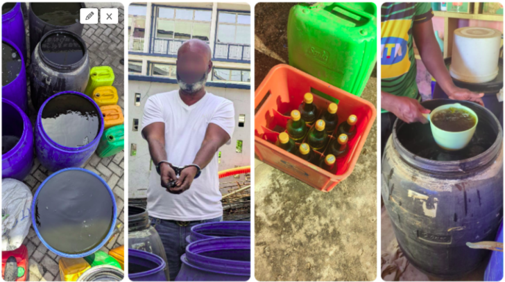 Police arrest suspect, seize alleged narcotics-laced drinks in Ashanti Region