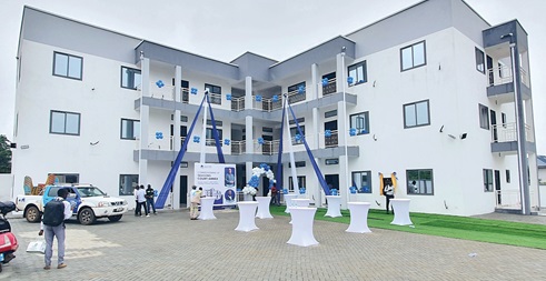 A view of the newly constructed Seasons Court