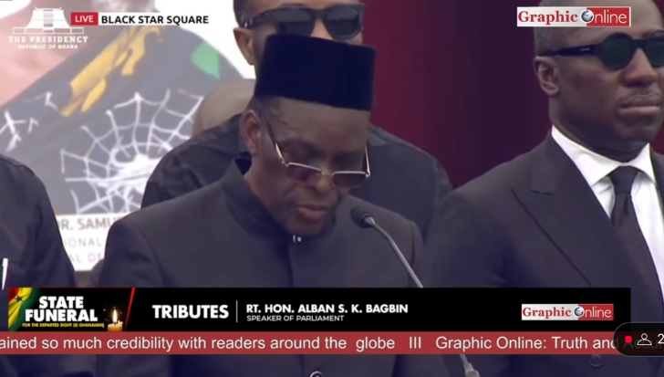 ‘Life is fragile’: Bagbin’s emotional tribute to helicopter crash victims