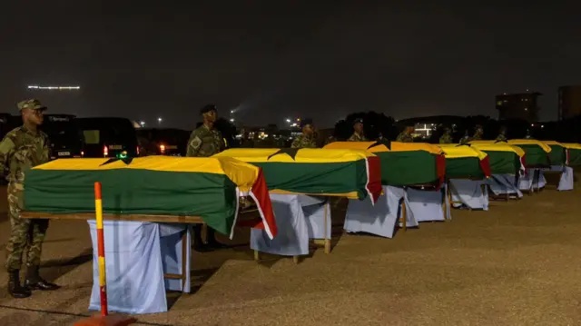 From service to silence: Ghana mourns its fallen leaders
