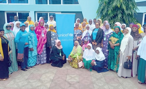 Dignitaries and members of the Muslim Women in Teaching Ghana after the conference in Kumasi