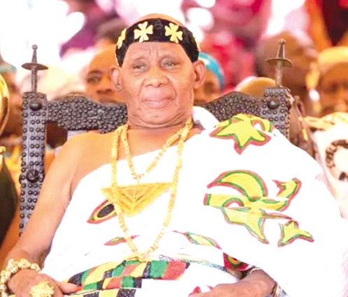 Nana Owusu Gyare, acting President of the Techiman Traditional Council