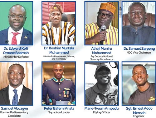 A black dawn over Ghana - Tribute to 8 fallen servants