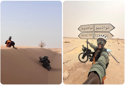 Ghanaian cyclist nears end of 10,000km solo ride from Germany to Accra Ghanaian cyclist nears end of 10,000km solo ride from Germany to Accra