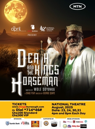 A tragic hero returns: Andrew Tandoh Adote takes on Wole Soyinka's "Death and the King's Horseman" A tragic hero returns: Andrew Tandoh Adote takes on Wole Soyinka's "Death and the King's Horseman"