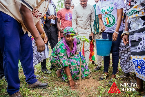 Nasira Afrah launches green initiative to restore degraded lands in Sekyere Afram Plains
