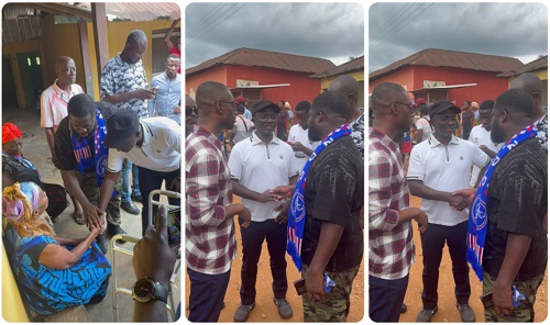 Ambassador Edward Boateng leads NPP campaign in Akwatia for Solomon Asumadu Ambassador Edward Boateng leads NPP campaign in Akwatia for Solomon Asumadu