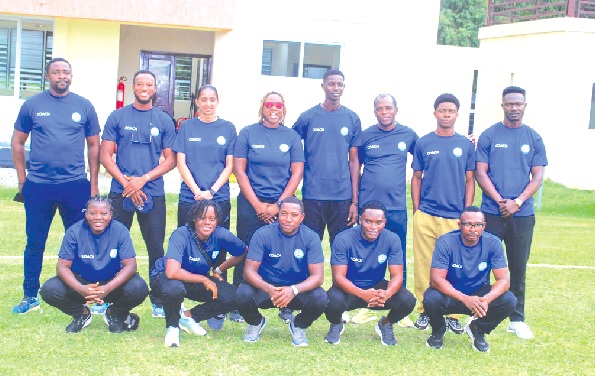 • The Ghanaian cricket coaches underwent world-class training at the Achimota grounds • The Ghanaian cricket coaches underwent world-class training at the Achimota grounds