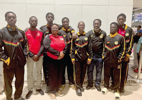 • Ghana’s team departed Accra yesterday for the World Championships • Ghana’s team departed Accra yesterday for the World Championships